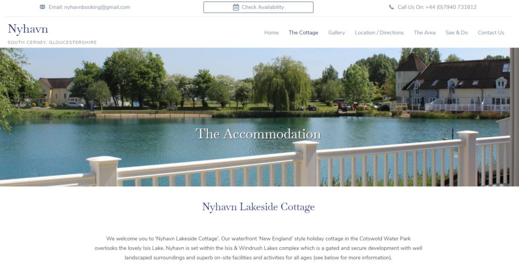 Nyhavn Lakeside Holiday Cottage, Cotswold Water Park, Cirencester