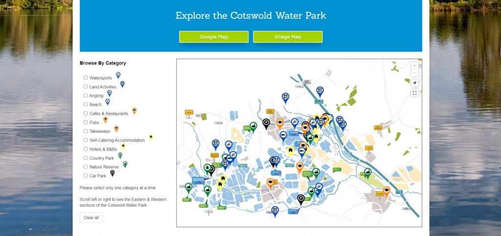 Cotswold Lakes Trust - Interactive Visitor Map